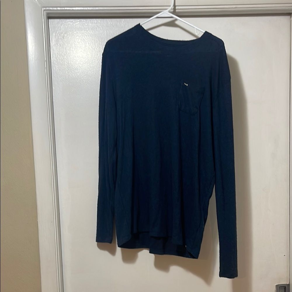 Hurley Dark Blue Long Sleeve Tee Large